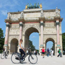 Sightseeing-Radtour durch Paris