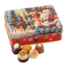 Präsentdose "what a glory night", 150g Pralinen und Trüffel