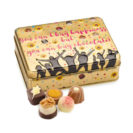Präsentdose "you can't buy Hapiness", 150g Pralinen und Trüffel