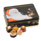 Präsentdose "Zauberhafte Weihnachten", 150g Pralinen und Trüffel