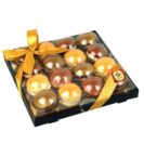 Präsentpackung Macarons black edition, 150g gemischte Macarons