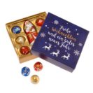 Präsentschachtel, 7 Mini-Lindor-Kugeln, 1 Weihnachtsmann 10g