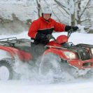 Quad-Offroad-Park bei Zell am See (im Winter)