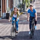 Sightseeing-Radtour durch Amsterdam fuer 2