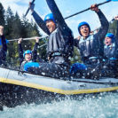 River Rafting auf dem Rhein bei Rüdesheim