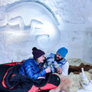 Romantik-Iglu-Suite mit Käse-Fondü in der Schweiz für 2