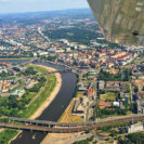 Rundflug im Ultraleichtflugzeug ueber Sachsen