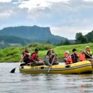 Schlauchboot fahren Raum Neustadt