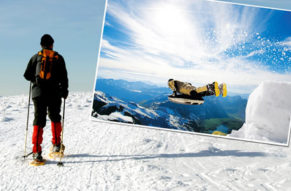 Je idyllischer der Aufstieg desto rasanter die Abfahrt.