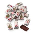 Schokoladentäfelchen-Set, 100-tlg. White Christmas, je 3g, Edelvollmilchschokolade