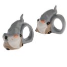 Serviettenringe-Set, 2-tlg. Wichtelfreunde, Dolomit, ca. H7,5 cm