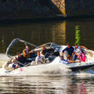 Speedboat-Tour auf dem Main fuer bis zu 11 Personen