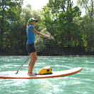 Stand Up Paddling auf der Aare
