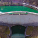 Bungee am Staudamm Klaus in Oberoesterreich