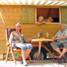Uebernachtung im Schaeferwagen bei Schweinfurt fuer 2
