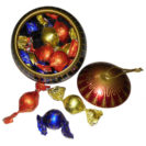 Weihnachts-Kugel mit Schuss, 230g